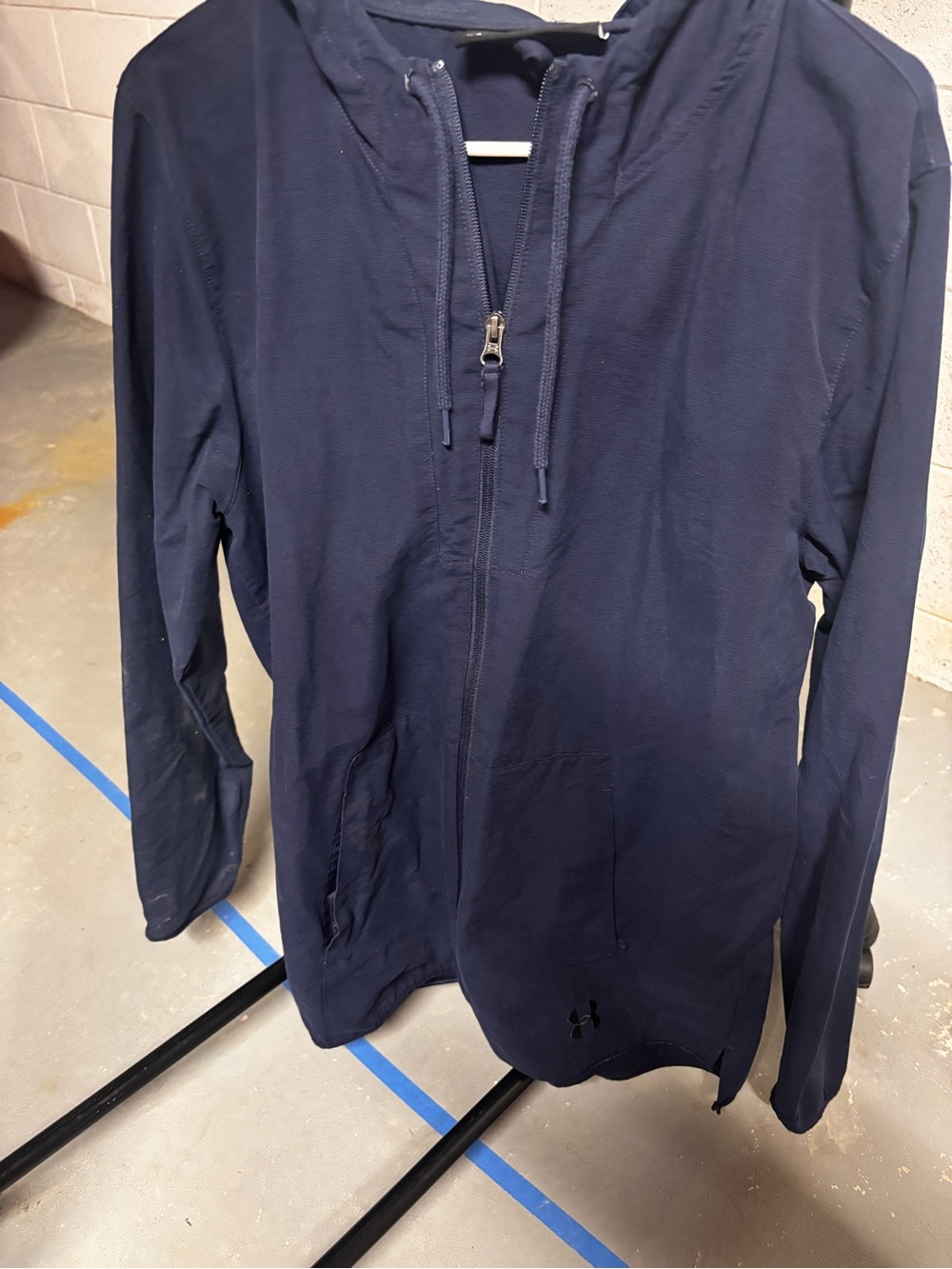 Under Armour Navy Full-Zip Hooded Sweater Jacket